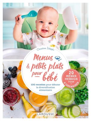 cover image of Petits plats maison et menus pour bébé